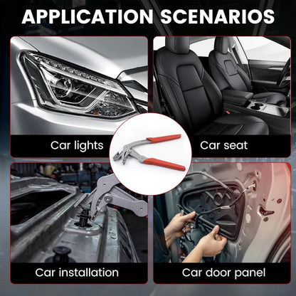 Auto Clip Removal Pliers - Damage-Free Car Trim & Door Panel Fastener Remover Tool