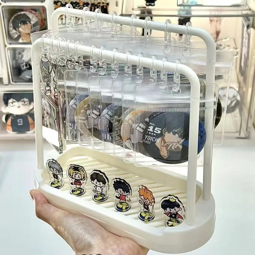 Multi-Functional Display Stand - Jewelry, Badge & Collectible Organizer Rack