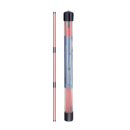 Golf Swing Training Alignment Sticks – 2 Sets 48” Collapsible Practice Rods in 5 Colors