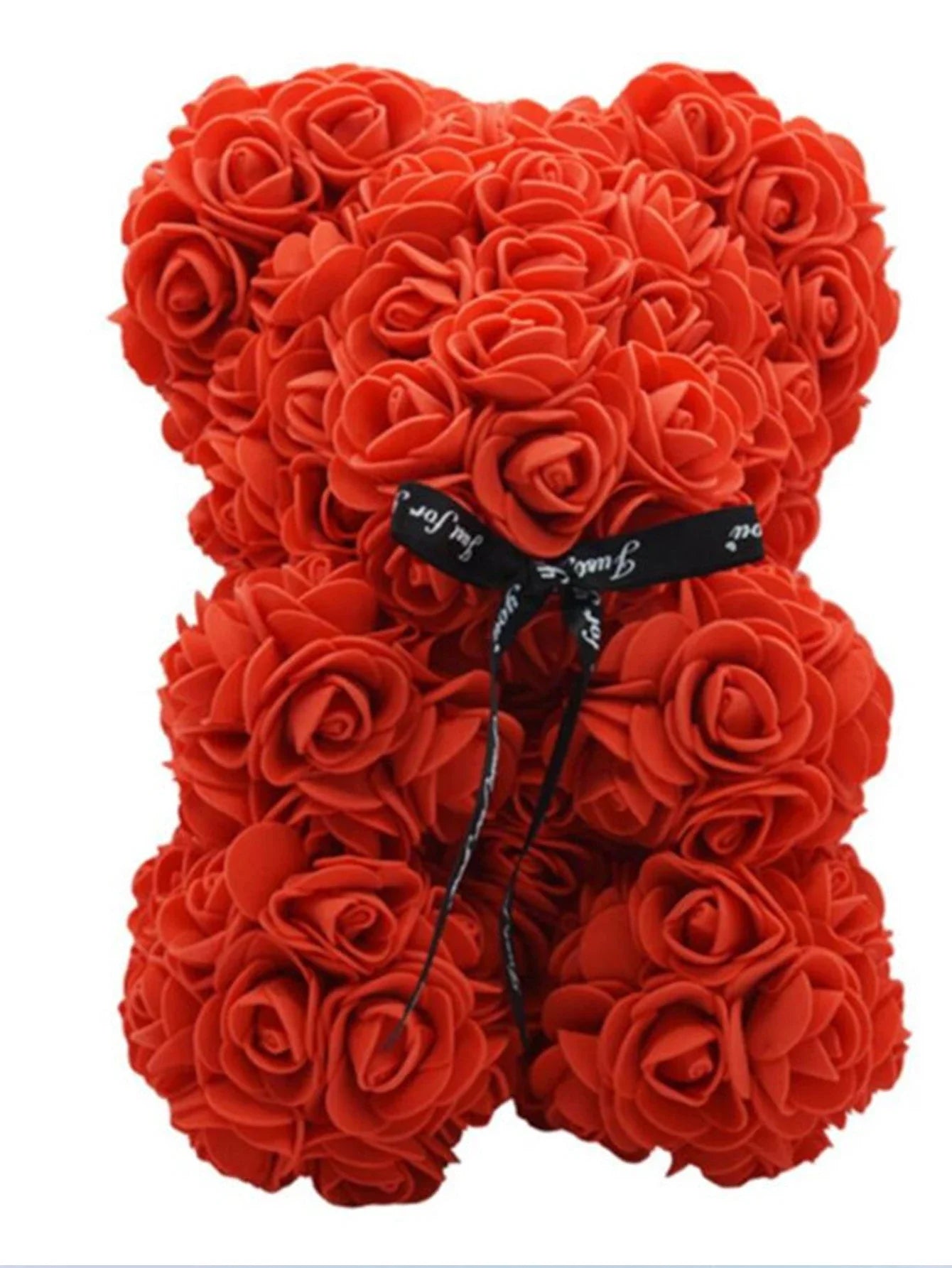 25cm Eternal Rose Teddy Bear – Artificial Flower Gift for Mom, Mother’s Day, Birthday, Valentine’s & Anniversary