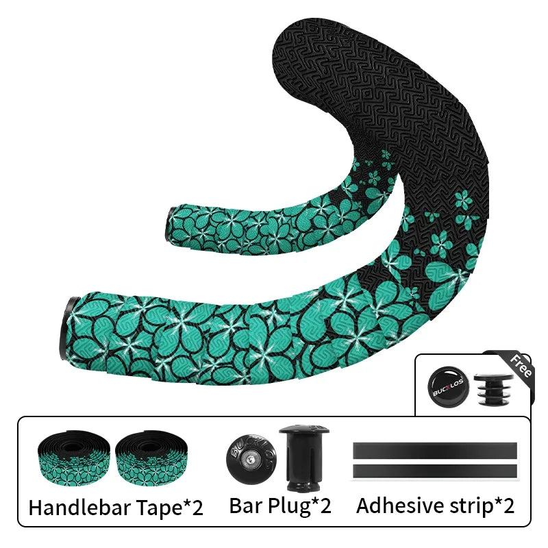 BUCKLOS Road Bike Handlebar Tape – Soft Non-Slip Drop Bar Strap for Gravel, Racing & Speed Bicycles