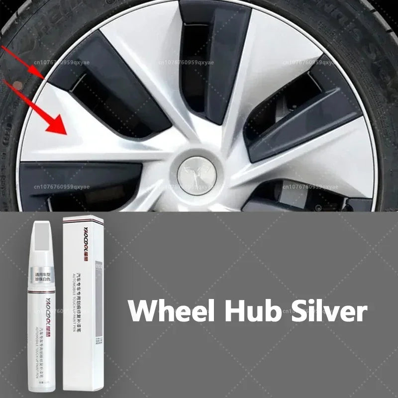 Tesla Model 3/Y/X Pearl White Paint Repair Pen – Touch-Up Kit for Auto Paint Restoration