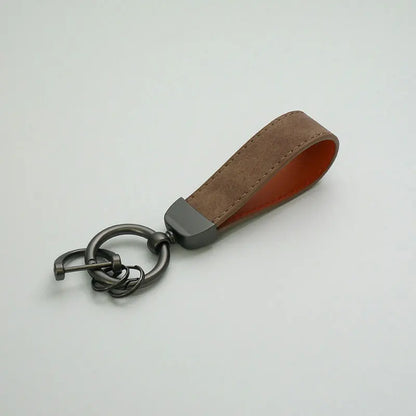 PU Leather Keychain – Car Key Ring Strap for Women & Men, Waist Wallet Holder, Business & Party Gift