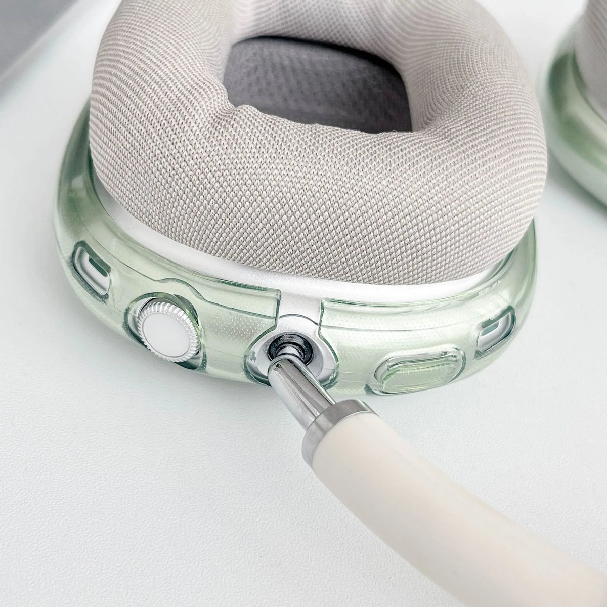 Transparent TPU Case for Apple AirPods Max - Soft Anti-Scratch Protective Cover for Over-Ear Headphones