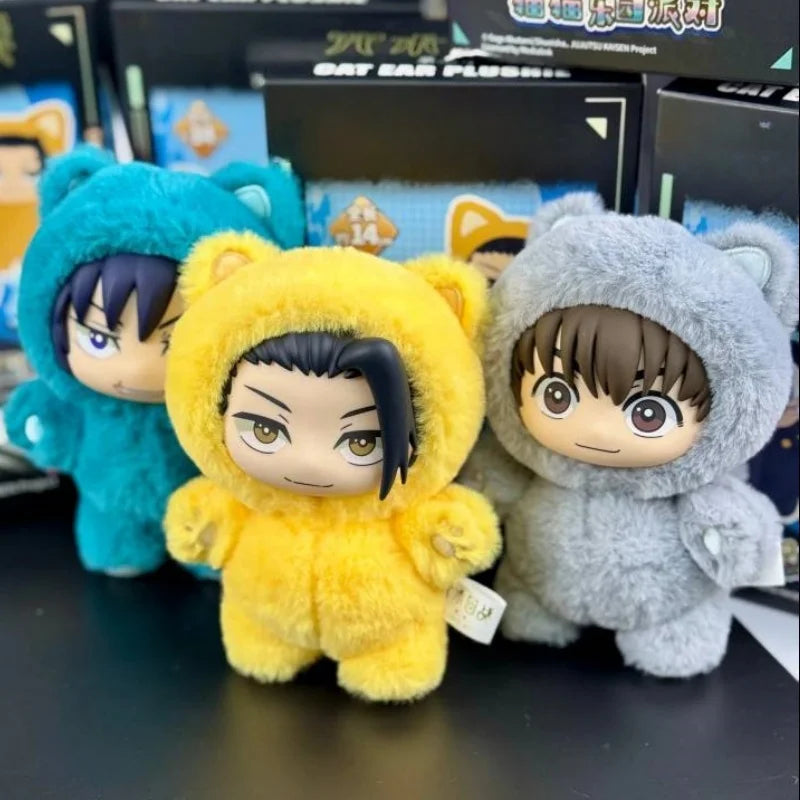 New Genuine Kawaii Jujutsu Kaisen 2 Cat Ear Plushie – Blind Box Anime Toy, Room Decoration & Collectible Festival Gift