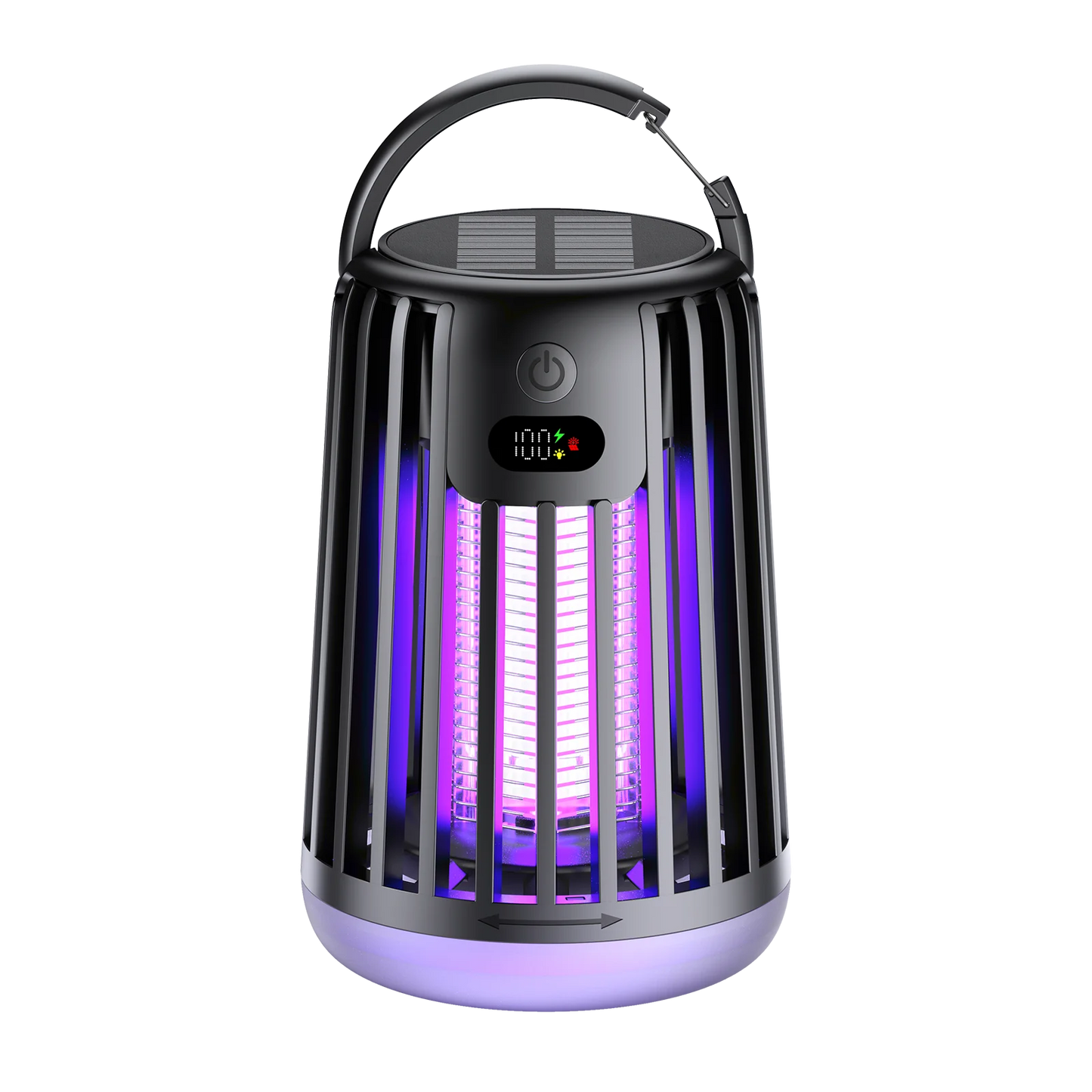Solar Fly Zapper Garden Light - Rechargeable Outdoor Mosquito Killer Lamp & Insect Trap