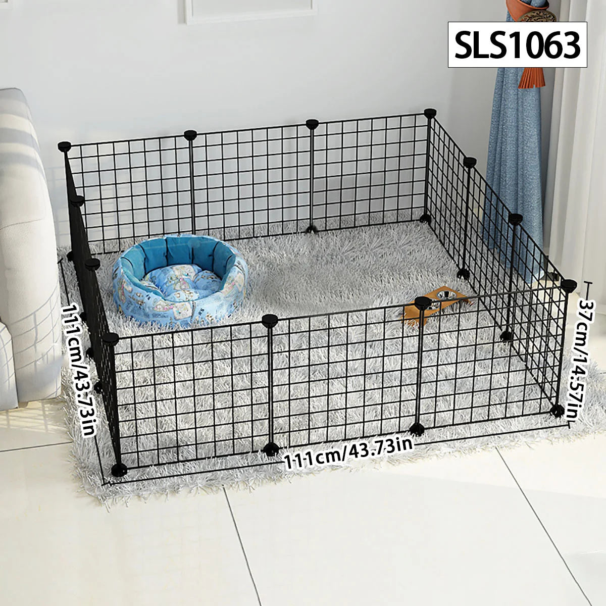 Indoor Dog Cage Wire Mesh Fence – Teddy Pet Escape Barrier