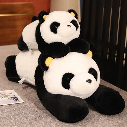 60–120cm Giant Panda Plush Toy — Soft Stuffed Animal Pillow for Kids, Birthday & Christmas Gift