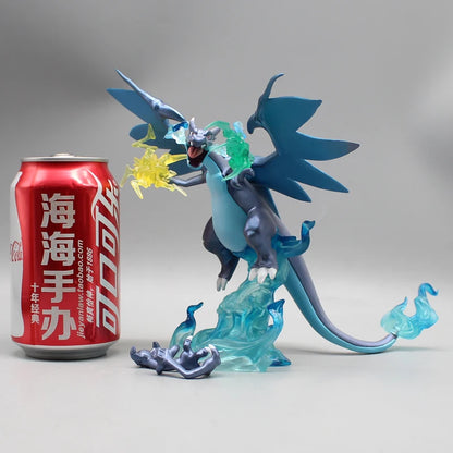 18cm Pokémon Charizard X Figure – GK Super Anime Model for Desktop Decoration & Kids Birthday Toys