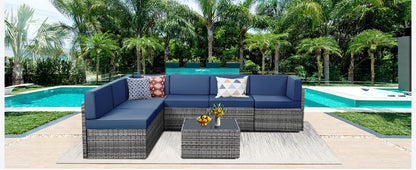 Outdoor Sectional Chair Set – Weather-Resistant Patio Furniture for Garden, Deck, or Backyard