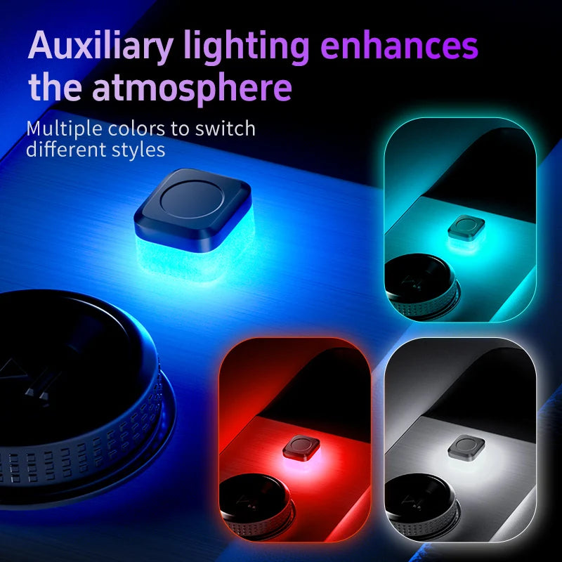 Mini USB LED Atmosphere Light - Smart Car Interior Lighting, Laptop Keyboard Night Decoration Light, DC 5V
