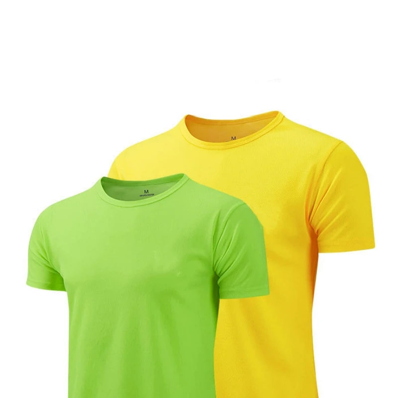 Men & Women Quick Dry Sports T-Shirt - Breathable Short Sleeve Gym, Running & Fitness Training Jersey