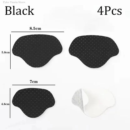 4pcs Heel Repair Patches – Breathable Shoe Hole Repair Stickers, Anti-Wear Heel Pads & Insoles Protector Inserts for Sneakers Foot Care