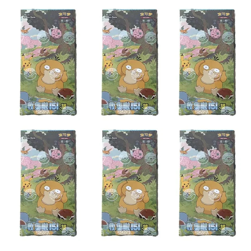 Pokémon TCG Chinese 151 Collectible Cards - Ponyta & Gengar Game Cards Blind Box Toy