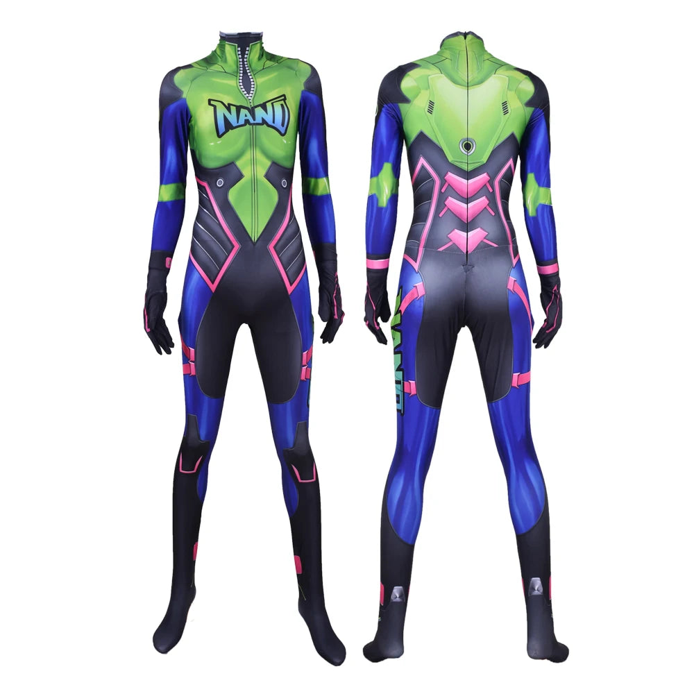 Women’s Superhero Jumpsuit – Adult Cosplay Zentai Bodysuit Costume for Halloween