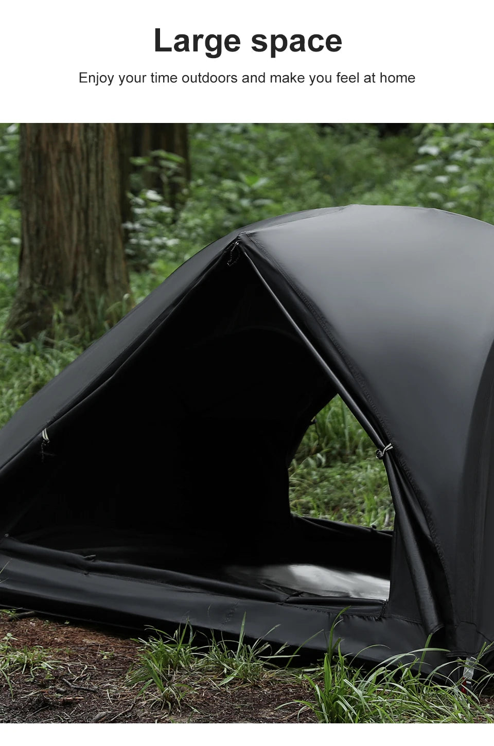 PACOONE Ultralight 20D Nylon Camping Tent – Portable Waterproof Backpacking, Cycling, Hiking, Travel & Beach Tent