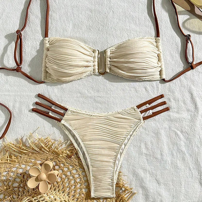 Sexy Bikinis 2025 – Women’s Brazilian Swimwear Set for Beach & Pool Bathing Suits