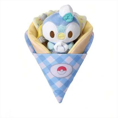 Pikachu & Piplup Plush Dolls - Cute Anime Stuffed Toy Figures for Birthday Gifts Festival Decor & Collectors