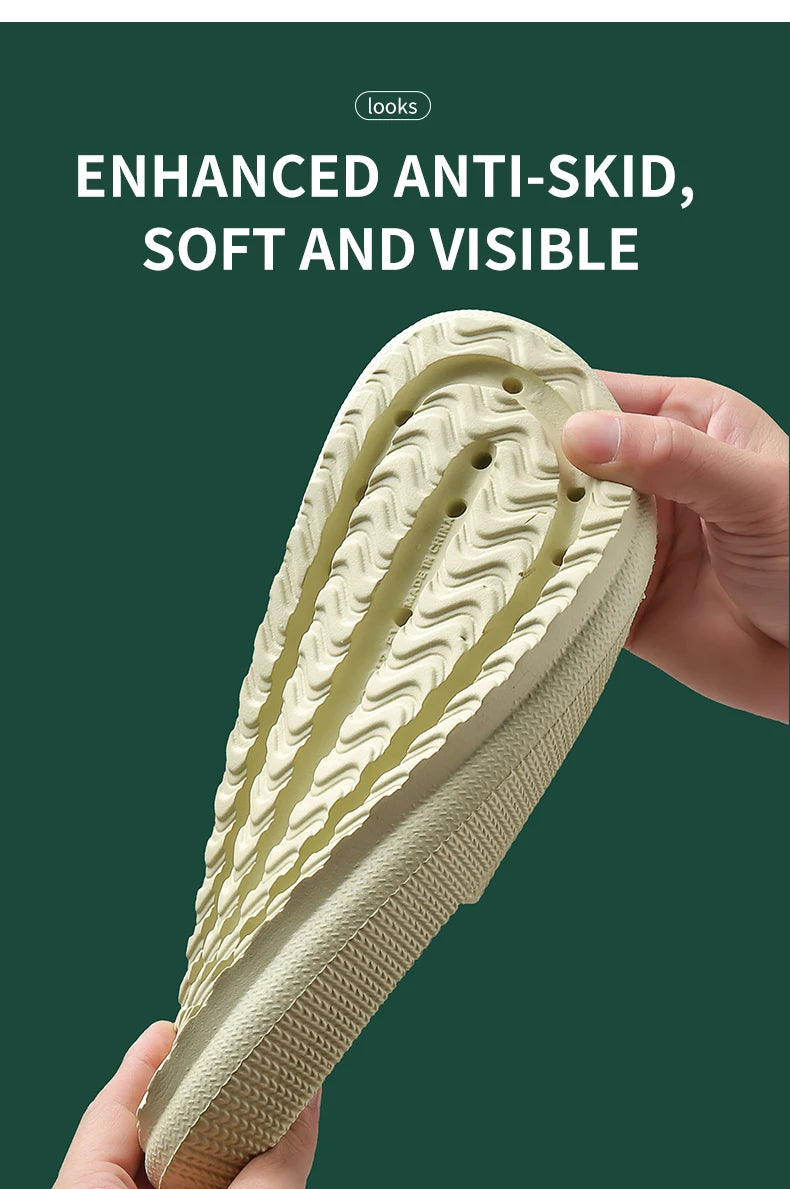 Men’s Soft-Soled Non-Slip Slippers – Summer Home EVA Comfort Slippers