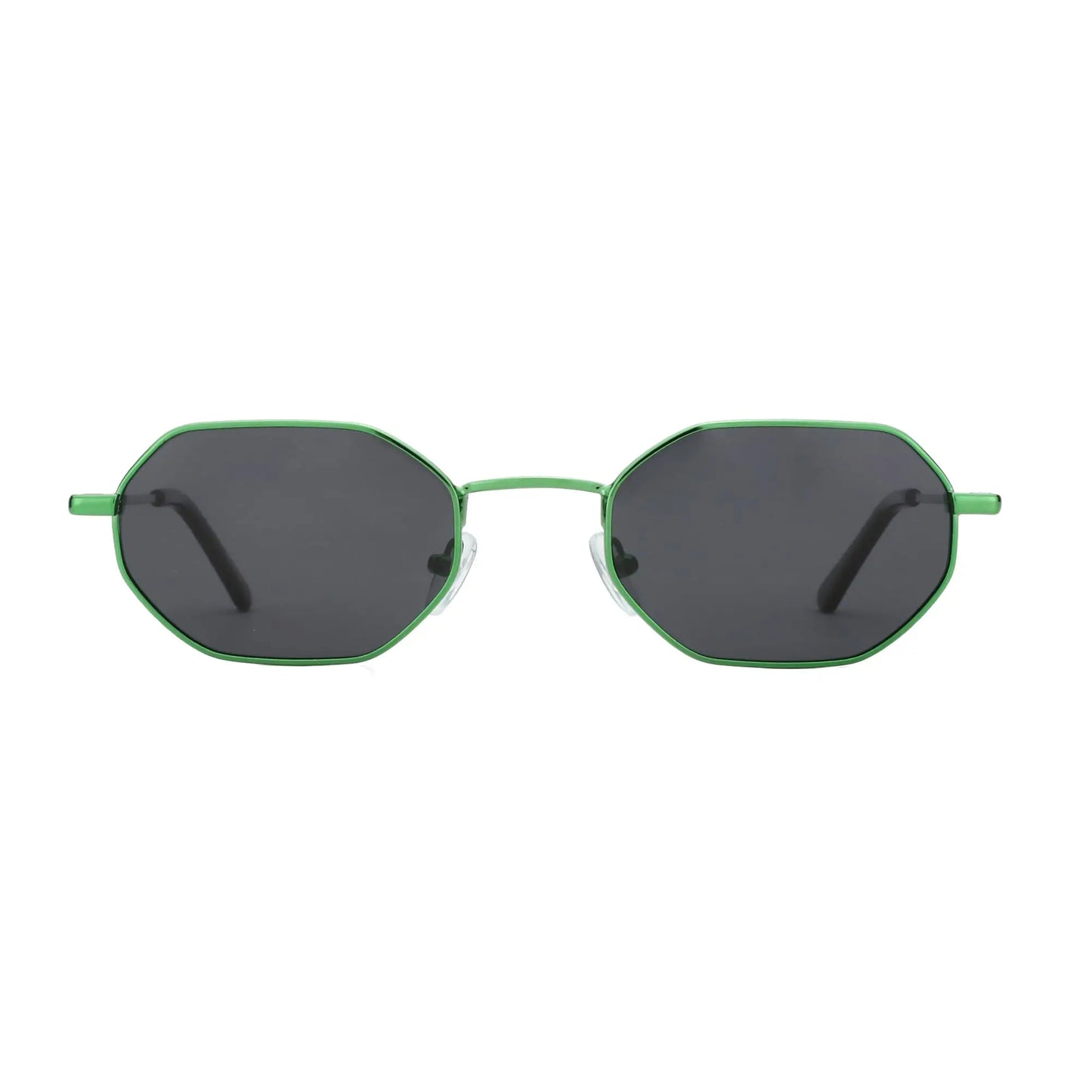 ZENOTTIC Retro Small Polygon Polarized Sunglasses — Metal UV400 Anti-Glare Shades for Men & Women, Driving & Outdoor Eyewear