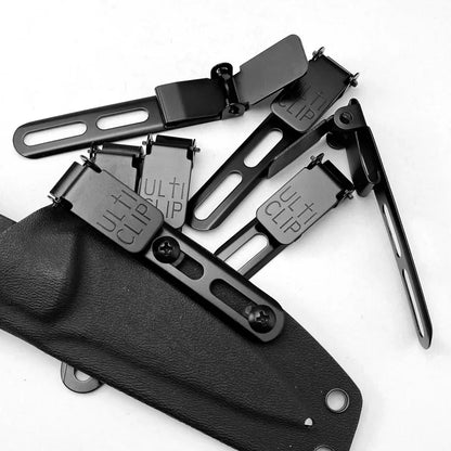 Stainless Steel Ulticlip Waist Clip – Knife Sheath Belt Clip for Kydex DIY EDC Holster Accessories & Replacement Parts