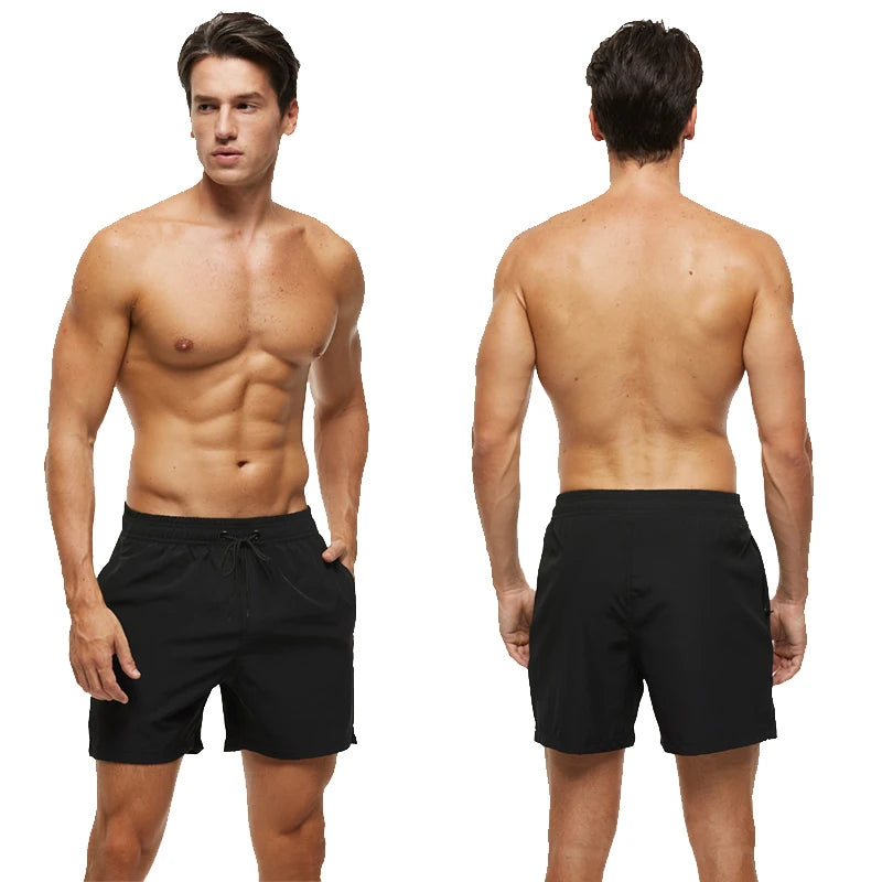 Men’s Summer Swim Shorts – Escatch Breathable Sport Board Shorts with Elastic Waist, Mesh Liner & Pockets Swimwear Beach Bermudas