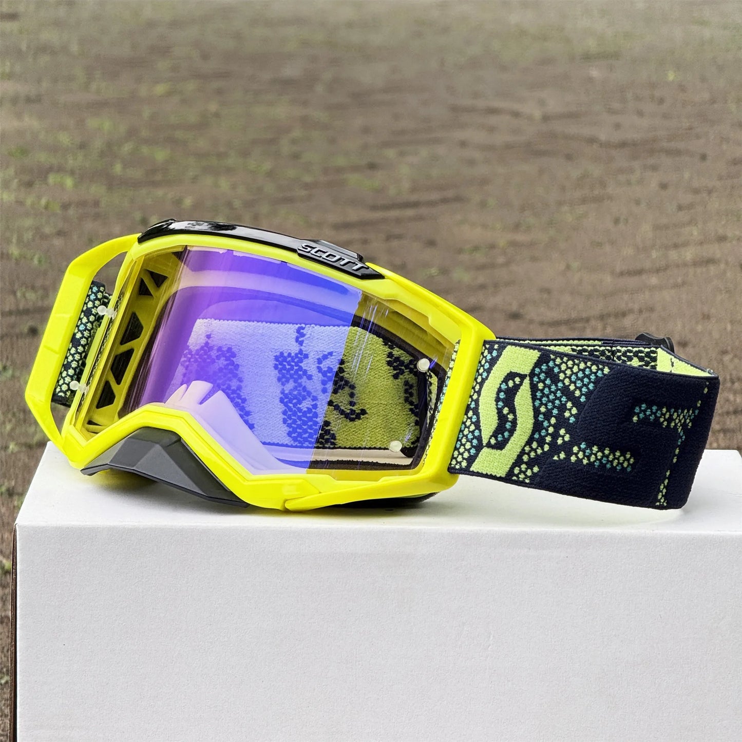 Motorcycle Riding Goggles UV400 – Dirt Bike & Cycling Glasses for Men, MTB & MX Off-Road Protection Eyewear Accessories