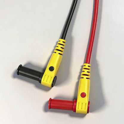 Silicone Multimeter Test Leads - Universal Needle Tip Probe Wires with Heat & Cold Resistance