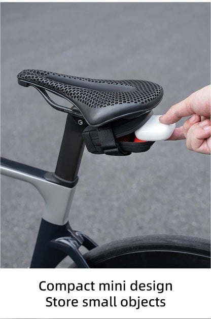 ROCKBROS Mini Bicycle Saddle Bag – Lightweight 0.35L Portable Multi-Function Cycling Handbag & Bike Accessory