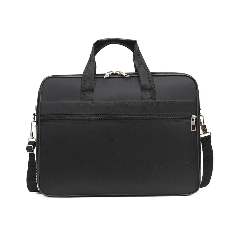 High-Capacity Briefcase Business Bag - Document Storage, Weekend Travel Laptop Protection & Organizer Handbag Accessories