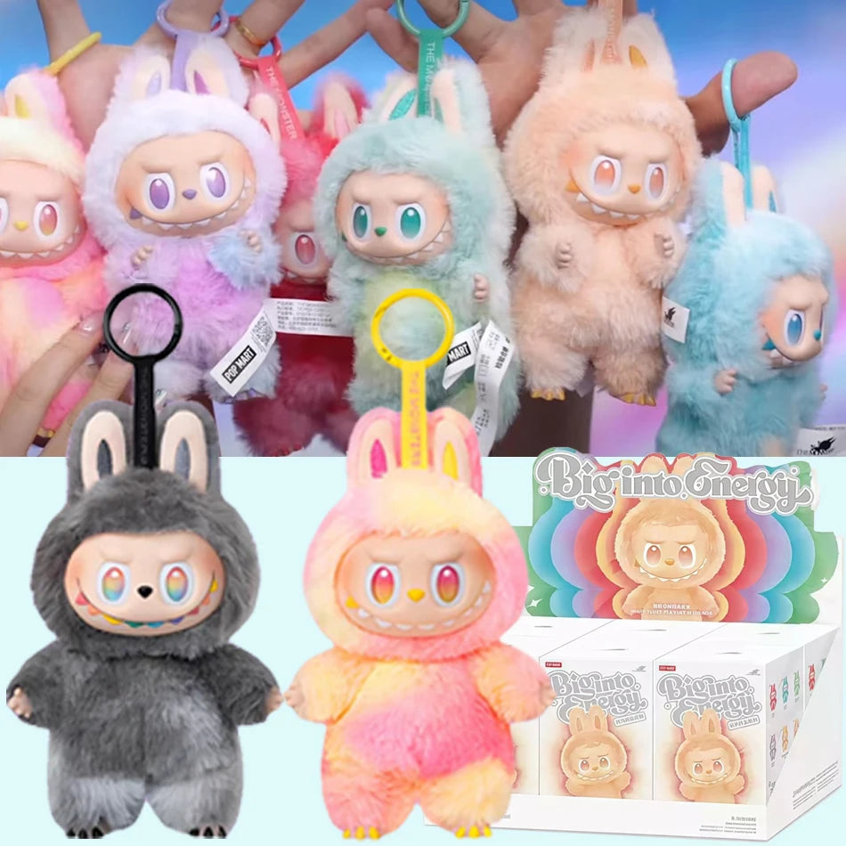 1–7pcs Abubu The Monsters V3 Blind Plush Box – Surprise Vinyl Base Toy with Keychain & Animated Characters