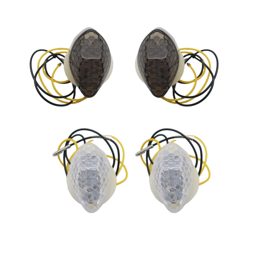LED Motorcycle Front Turn Signal Lights – Flush Mount for Honda CBR600F3/F4i/RR