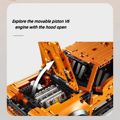 New 1379PCS Ford Raptors F150 Pickup Truck Building Blocks – Technical Sports Car Model Bricks for Kids Racing Vehicle Toy Gifts