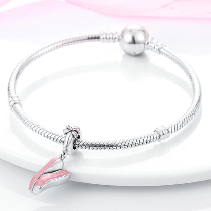 MULA Silver Plated Dangle Charms for Snake Chain Bracelet - DIY Women’s Jewelry Making Gift