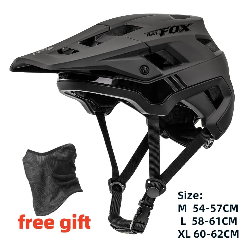 BATFOX Men's Cycling Helmet – MTB Mountain Bike Racing Helmet, Speedframe Casco para Bicycle