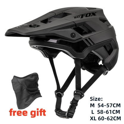 BATFOX Men's Cycling Helmet – MTB Mountain Bike Racing Helmet, Speedframe Casco para Bicycle