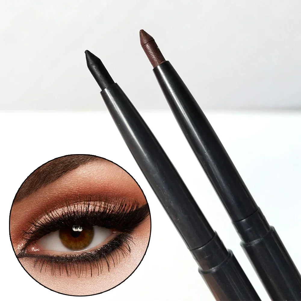 3PCS Waterproof & Smudge-Proof Black Eyeliner Pencils – Long-Lasting, Bold Eye Makeup with Smooth Glide Formula