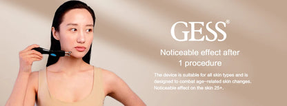GESS Microcurrent Facial Device — Anti-Aging Face & Neck Massager for Home and Office Skin Care