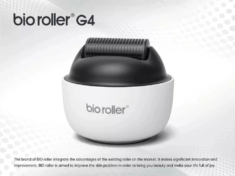 G4 Bio Derma Roller – Stainless Steel 1200-Pin Microneedle Beauty Tool for Skin & Beard