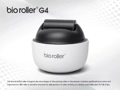 G4 Bio Derma Roller – Stainless Steel 1200-Pin Microneedle Beauty Tool for Skin & Beard