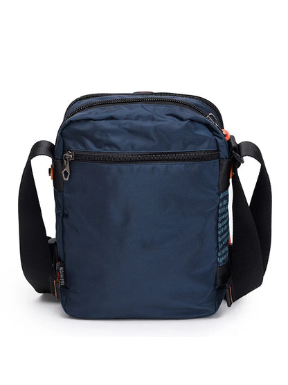 VOLUNTEER Men’s Crossbody Bag 1518-29A - Large Capacity Multi-Pocket Oxford Shoulder Bag for Hiking & Casual Use