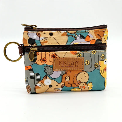 Cute Animal Zipper Wallet - Cartoon Coin Purse, Lightweight Money Bag, Key & Card Holder for Women and Students