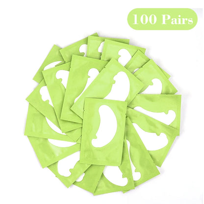 50 Pairs U-Shaped Hydrogel Eye Pads – Eyelash Extension Gel Patches for Lashes & Makeup