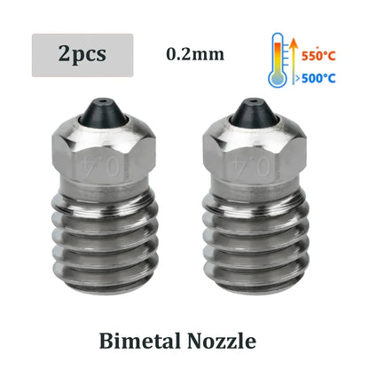 Flashforge Adventurer 5M/5M Pro Nozzle Kit - Quick Detachable Hotend Upgrade with Hardened Steel Printing Nozzle