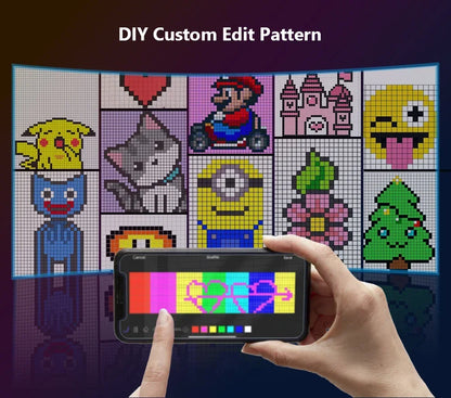 LED Matrix Pixel Panel – Scrolling Bright Advertising Sign with Flexible USB & Bluetooth App Control