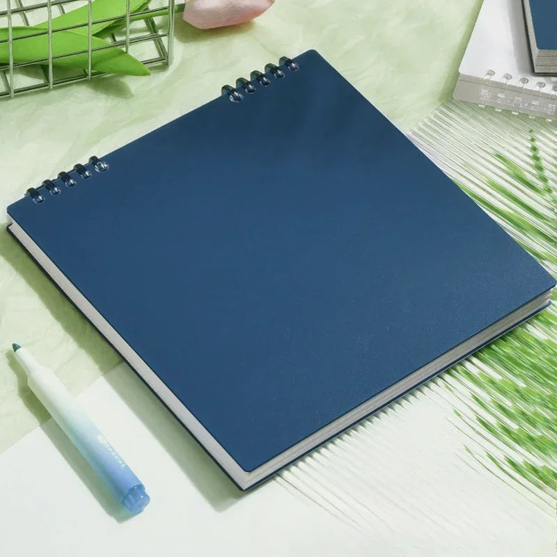 B5 Flip Notepad Grid Notebook – Sketchbook, Diary, Journal Writing Pads for Office & School Supplies