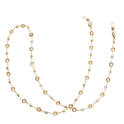 Women Pearl Star Eyeglass Chain - Fashion Beaded Sunglasses Holder Neck Strap For Reading Glasses