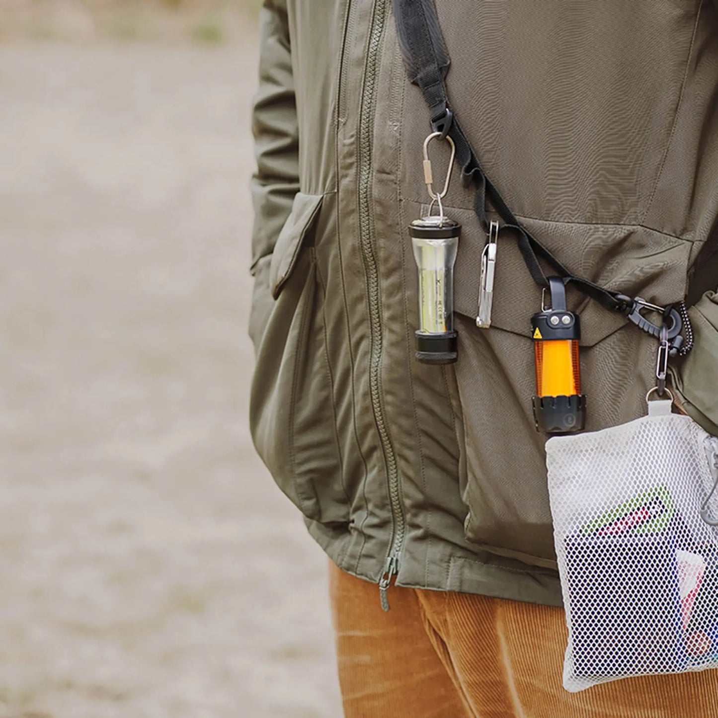 Adjustable Camping Shoulder Straps – Durable Webbing Loop Carry System for Hiking, Outdoor Gear & Travel