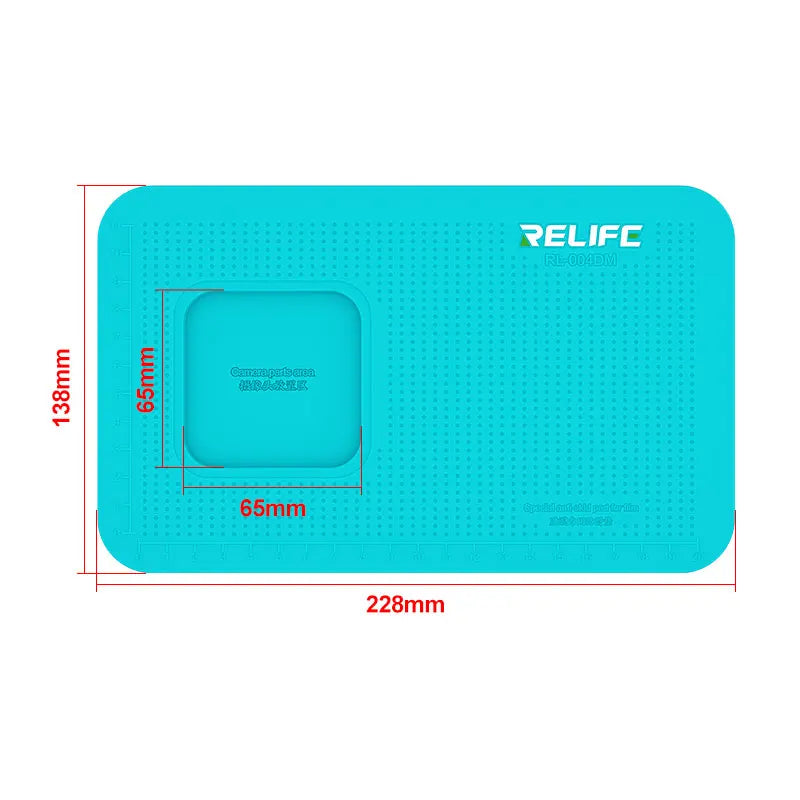 Relife RL-004DM Professional Anti-Slip Silicone Pad – Multi-Device Camera Protection Film for Repair Work