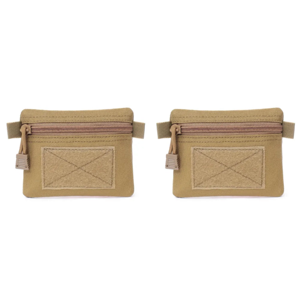 Outdoor Waterproof EDC Molle Wallet — Portable Travel Zipper Waist Pouch for Camping, Hiking & Hunting